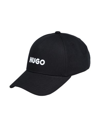 Hugo Man Hat Black Size Onesize Cotton