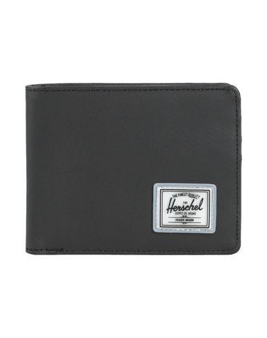 Herschel Supply Co. Man Wallet Black Size - Recycled Pet, Tpe - Thermoplastic Elastomer