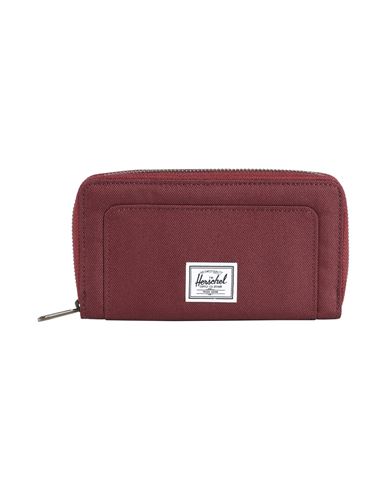 Herschel Supply Co. Man Wallet Burgundy Size - Recycled Pet, Tpe - Thermoplastic Elastomer In Red
