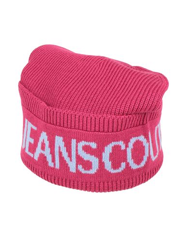Versace Jeans Couture Woman Hat Garnet Size Onesize Acrylic, Wool In Red