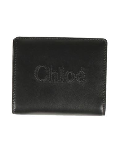 Chloé Woman Wallet Black Size - Calfskin