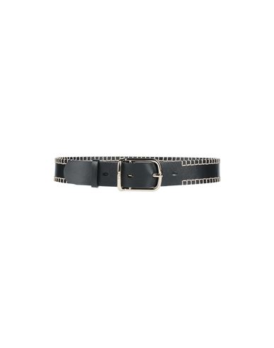Chloé Woman Belt Black Size M Calfskin, Brass, Zamak
