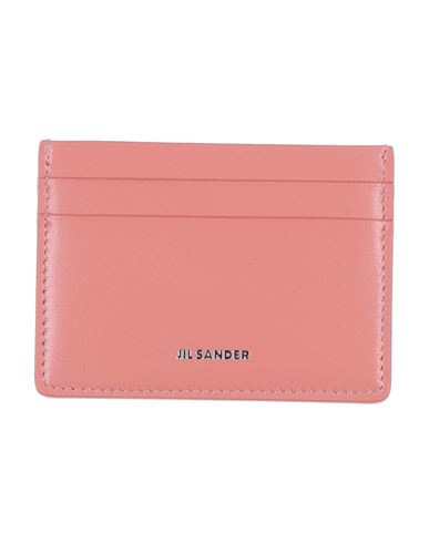 Jil Sander Woman Document Holder Salmon Pink Size - Soft Leather