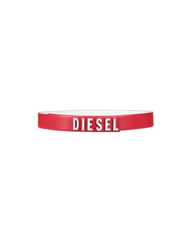 Diesel Woman Belt Red Size 30 Calfskin