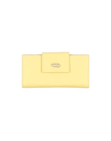 Diesel Woman Document Holder Yellow Size - Bovine Leather