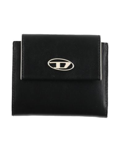 Diesel Woman Wallet Black Size - Bovine Leather