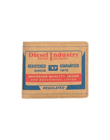 Diesel Man Wallet Camel Size - Paper In Brown
