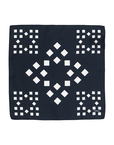 Z Zegna Man Scarf Midnight Blue Size - Silk