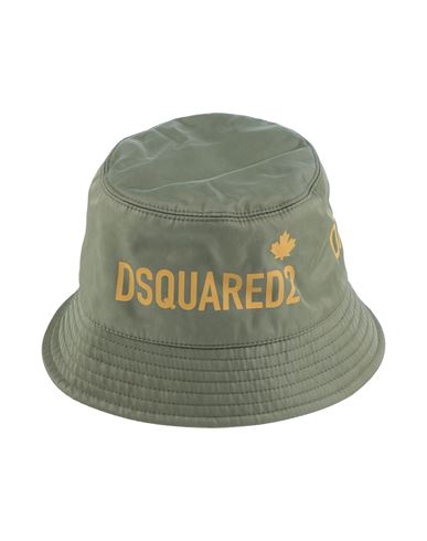 Dsquared2 Man Hat Military Green Size S Polyamide