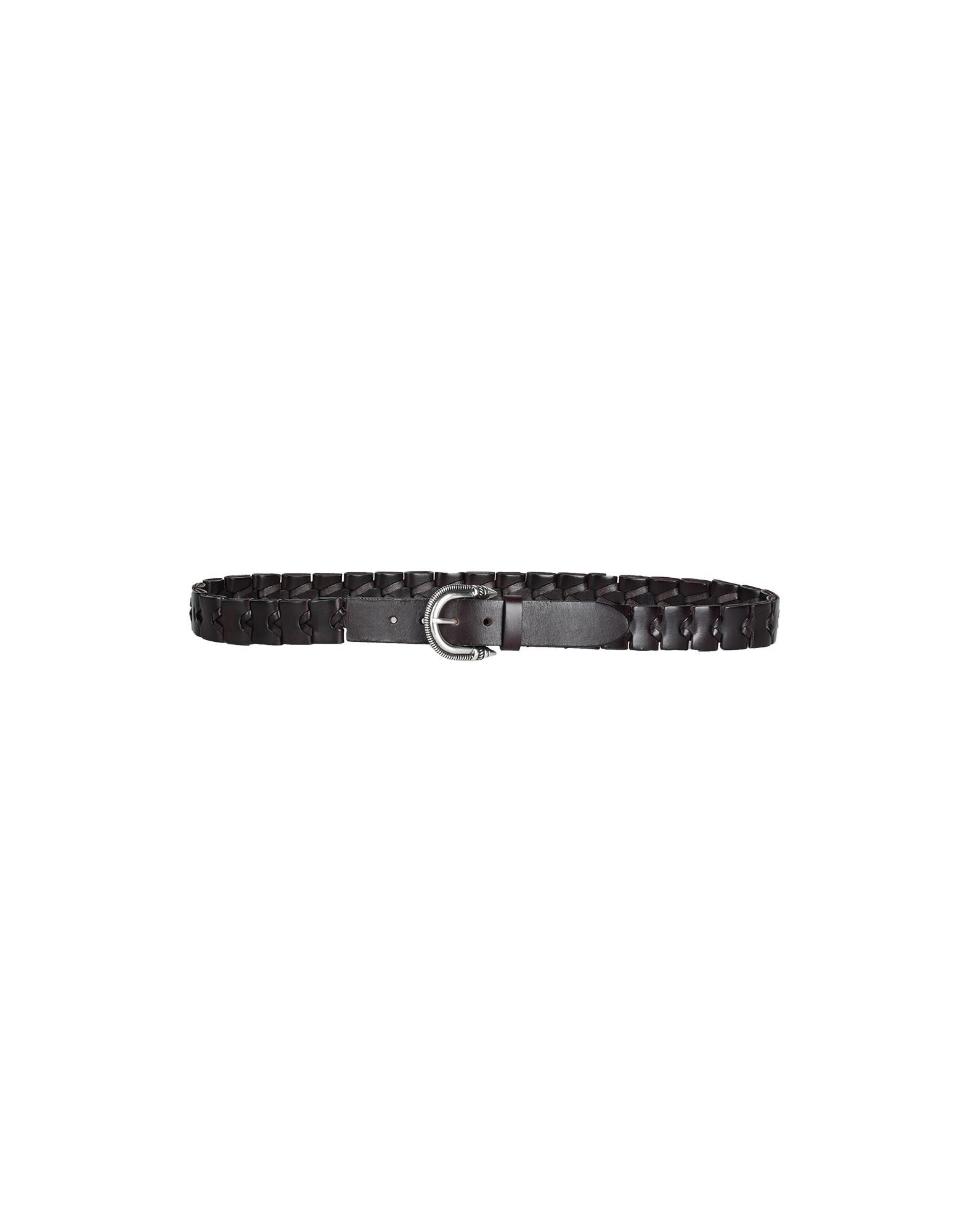Braided leather belt in black - Etro