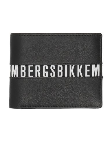Bikkembergs Man Wallet Black Size - Calfskin