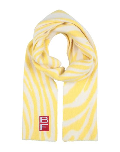 By Far Woman Scarf Pastel Yellow Size - Baby Alpaca Wool, Recycled Polyamide, Merino Wool, Polyester In Yellow