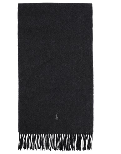 Polo Ralph Lauren Woman Scarf Black Size - Recycled Wool, Wool
