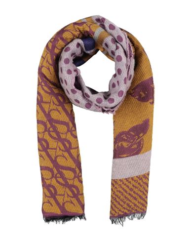 Alessia Santi Woman Scarf Mauve Size - Acrylic, Viscose, Polyamide, Modal, Mohair Wool In Purple