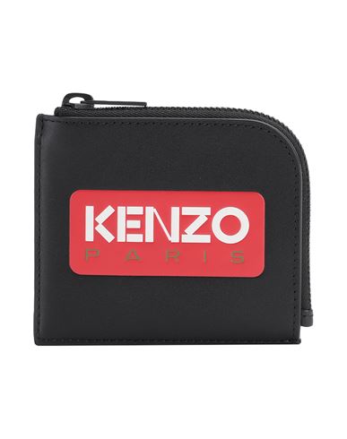 Kenzo Man Coin Purse Black Size - Bovine Leather