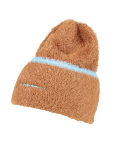 Jacquemus Woman Hat Brown Size Onesize Polyamide, Elastane
