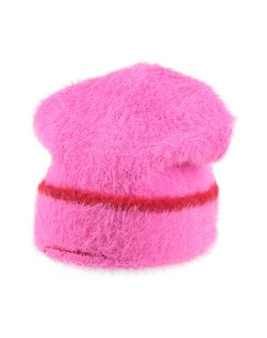 Jacquemus Woman Hat Fuchsia Size Onesize Polyamide, Elastane In Pink