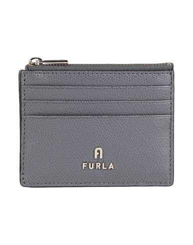 Furla Woman Coin Purse Lead Size - Soft Leather In Grey