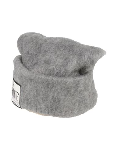 Off-white Man Hat Grey Size Onesize Mohair Wool, Polyamide, Wool In Gray