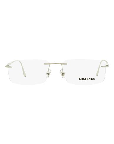 Longines Rimless Lg5001h Eyeglasses Man Eyeglass Frame Silver Size 56 Metal
