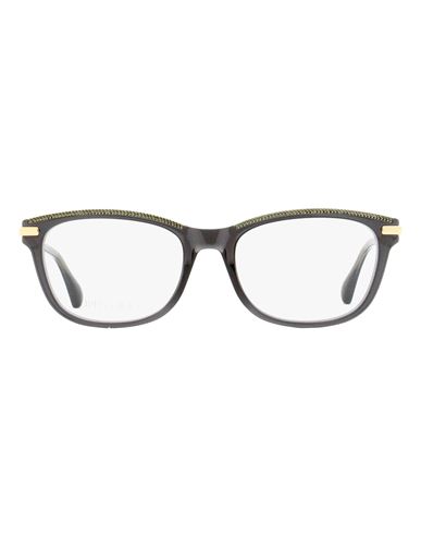 Jimmy Choo Rectangular Jc248 Eyeglasses Woman Eyeglass Frame Gold Size 53 Plastic, Metal