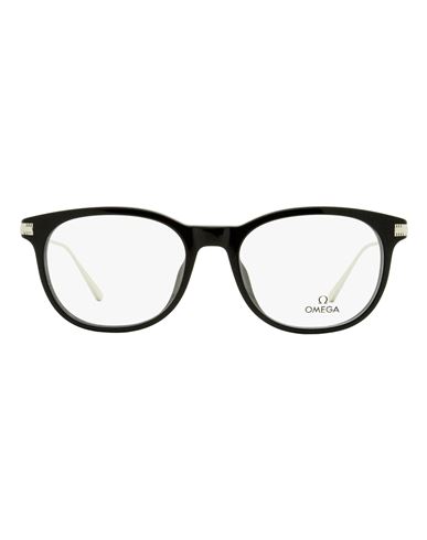 Omega Pantos Om5013 Eyeglasses Man Eyeglass Frame Silver Size 53 Acetate, Metal