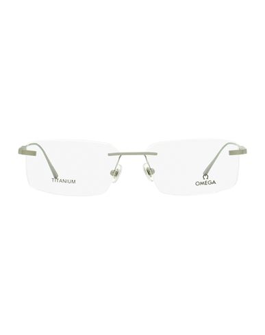 Omega Rimless Om5037 Eyeglasses Man Eyeglass Frame Silver Size 56 Titanium