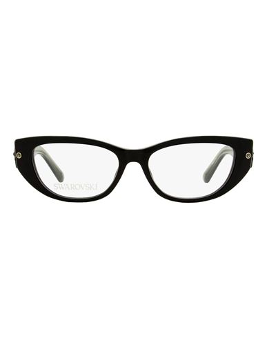 Swarovski 5476 Two-tone Cat-eye Glasses In Brown