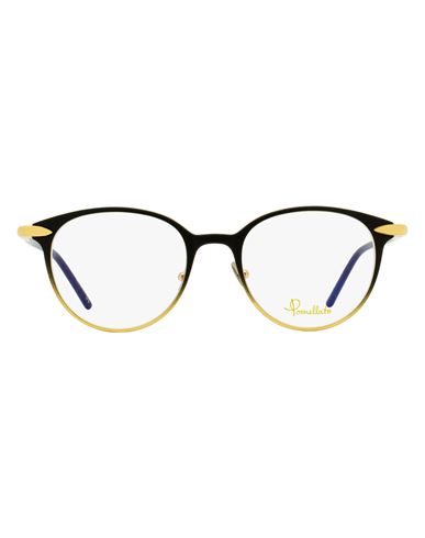 Shop Pomellato Oval Pm0055o Eyeglasses Woman Eyeglass Frame Black Size 50 Metal, Acetate