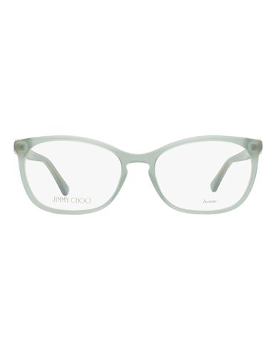 Jimmy Choo Oval Jc317 Eyeglasses Woman Eyeglass Frame Transparent Size 54 Acetate