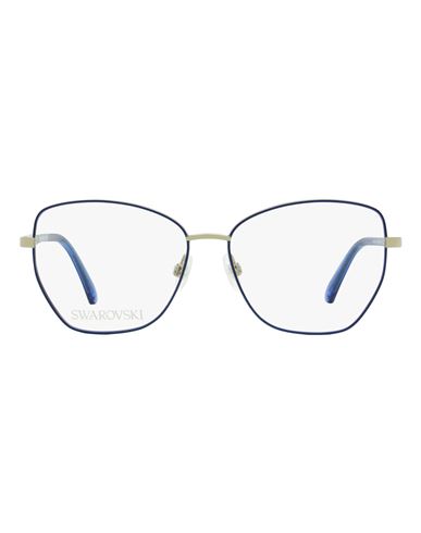 Swarovski Butterfly Sk5393 Eyeglasses Woman Eyeglass Frame Silver Size 55 Metal, Acetate