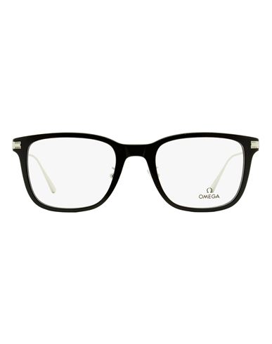 Omega Square Om5005h Eyeglasses Man Eyeglass Frame Black Size 54 Acetate, Metal