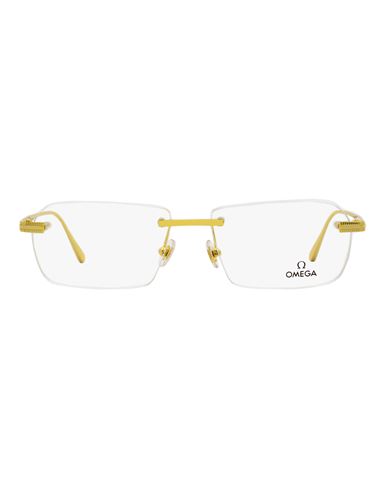 Omega Rimless Om5015h Eyeglasses Man Eyeglass Frame Gold Size 56 Metal
