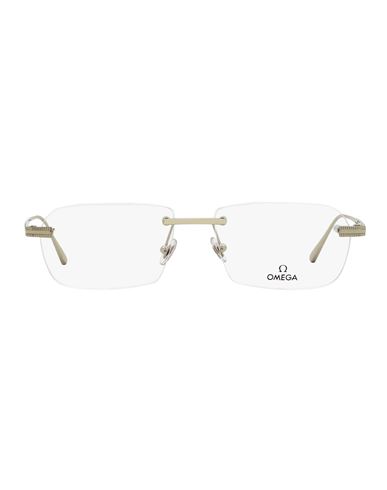 Omega Rimless Om5015h Eyeglasses Man Eyeglass Frame Silver Size 56 Metal