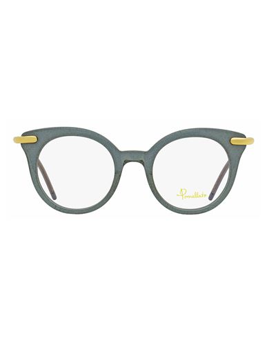 Shop Pomellato Oval Pm0041o Eyeglasses Woman Eyeglass Frame Gold Size 46 Acetate, Metal