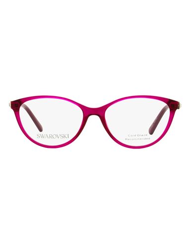 Swarovski Oval Sk5415 Eyeglasses Woman Eyeglass Frame Gold Size 53 Acetate, Metal