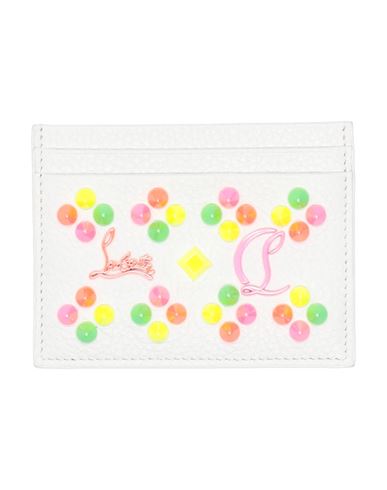 Christian Louboutin Woman Document Holder White Size - Soft Leather
