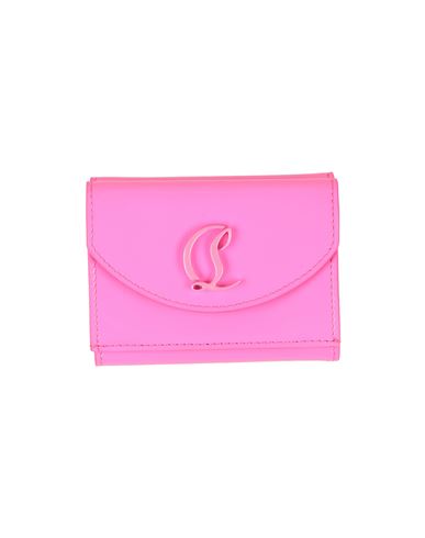 Christian Louboutin Woman Wallet Fuchsia Size - Calfskin, Metal In Pink