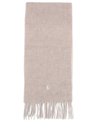 Polo Ralph Lauren Man Scarf Beige Size - Recycled Wool, Nylon