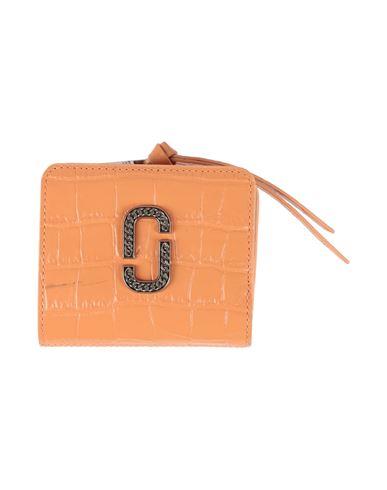 Marc Jacobs Woman Wallet Apricot Size - Soft Leather In Orange