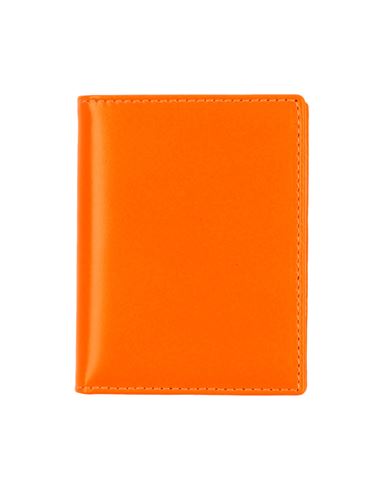 Comme Des Garçons Woman Wallet Orange Size - Soft Leather