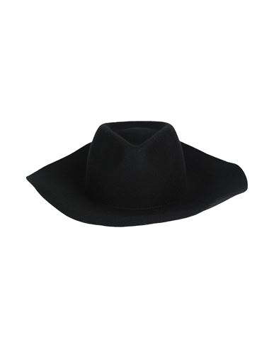 Max & Co . Adr De-coated Woman Hat Black Size 7 ⅛ Wool