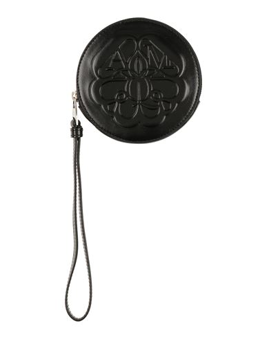 Alexander Mcqueen Woman Coin Purse Black Size - Soft Leather