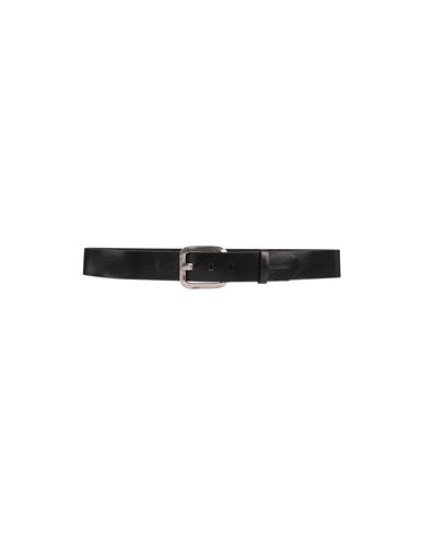 Dsquared2 Woman Belt Black Size 32 Soft Leather