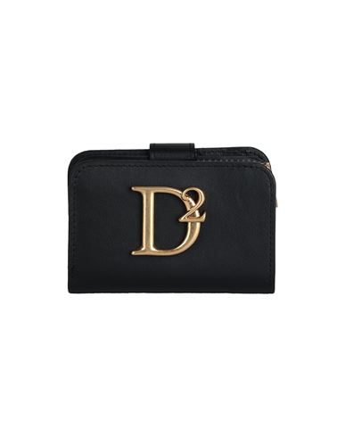 Dsquared2 Woman Wallet Black Size - Soft Leather