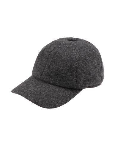 Emporio Armani Woman Hat Lead Size 7 ⅜ Polyamide, Wool, Viscose, Cashmere In Grey