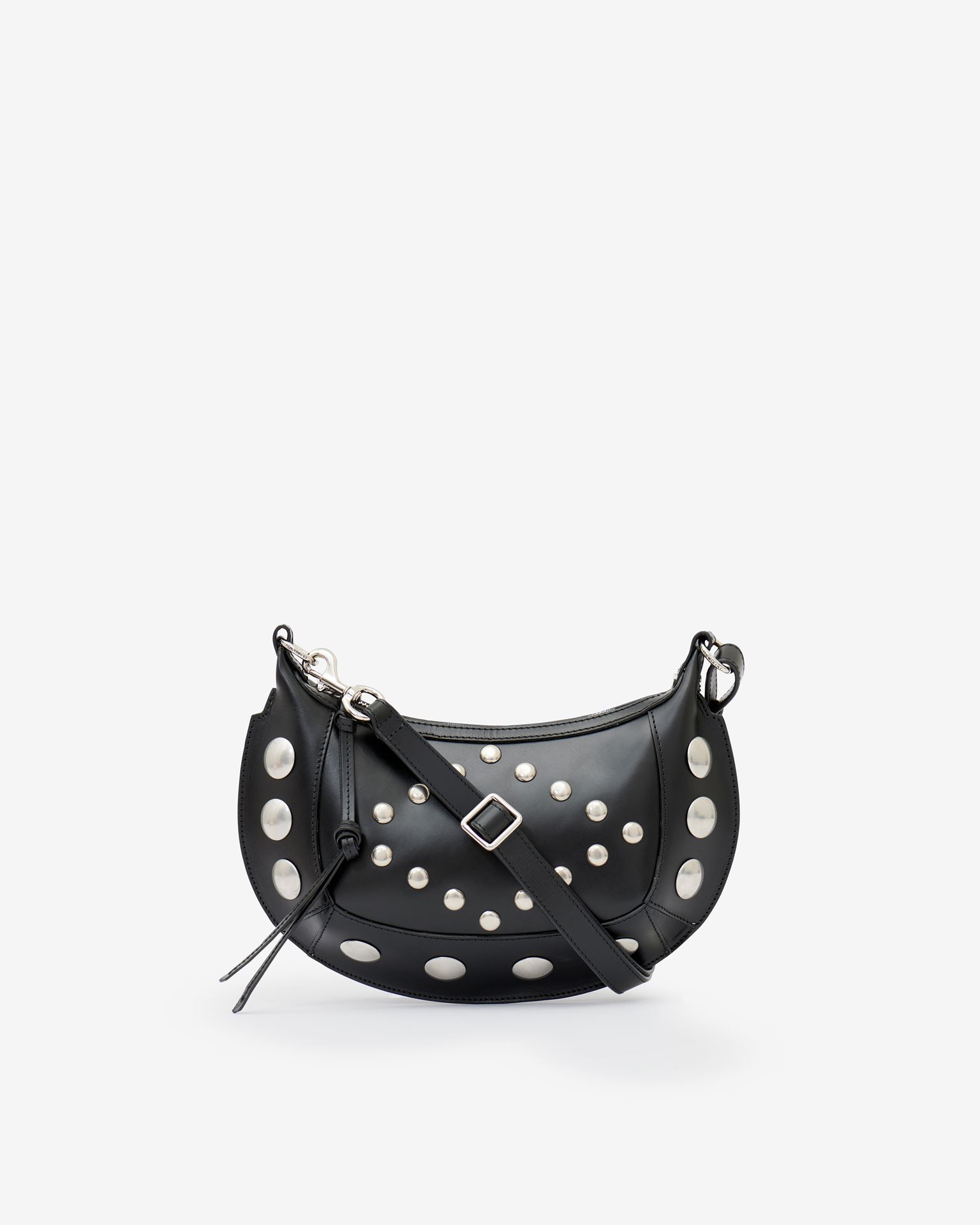 Isabel Marant, Oskan Moon Leather Shoulder Bag - Women - Black