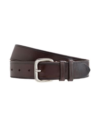 8 By Yoox Leather Belt Man Belt Dark Brown Size Xxl Bovine Leather