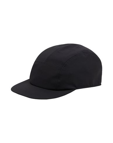 8 By Yoox Skater Cap W/ Flat Visor Man Hat Black Size Onesize Polyester, Polyamide