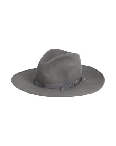 Borsalino Man Hat Grey Size L Wool